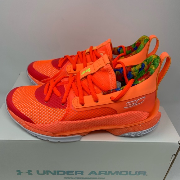 NEW Under Armour Curry 7 GS ‘Sour Patch Kids’ RARE - Picture 5 of 7